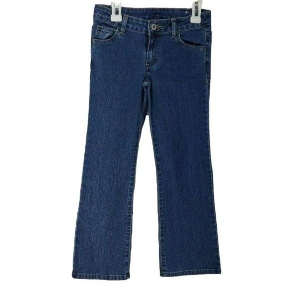 Faded Glory Adjustable Waist Bootcut‎ size 7 jeans - Picture 1 of 6